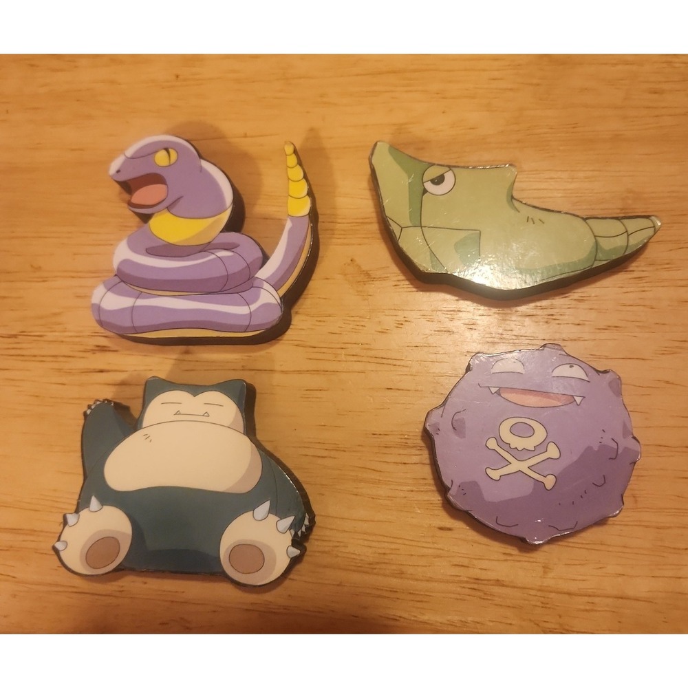 Pokemon magnets set of 4